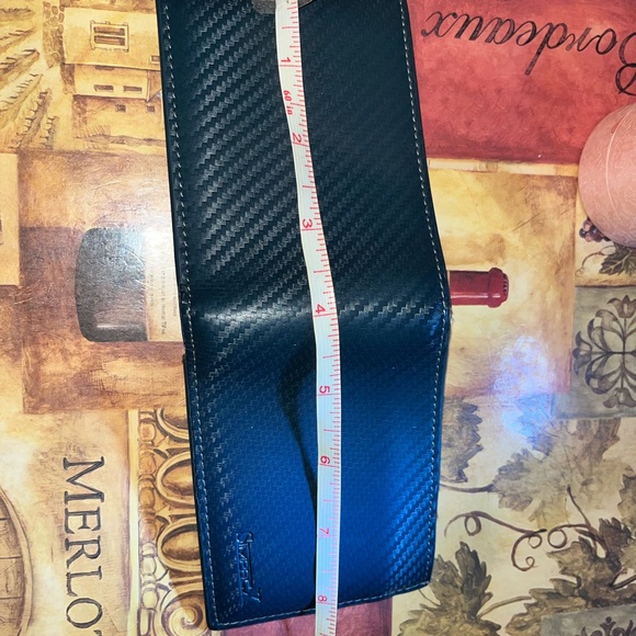 Navy Blue Leather wallet - Picture 6 of 6